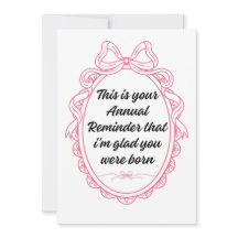 今年もあなたが存在してくれて嬉しいという年次リマインダーです