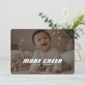 今年もよろしく フォト フルサイズ クリスマスカード (スタンド正面)