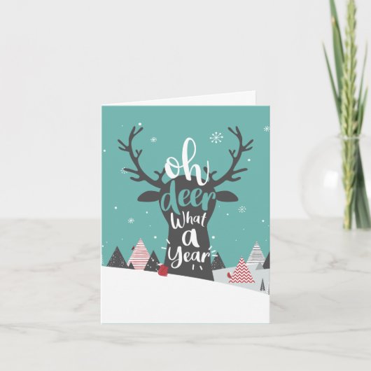 今年も大変だったクリスマス シーズンカード (正面)