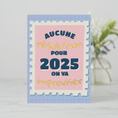 今年も目標はなし ホリデーカード 箔シーズンカード (立ち正面)