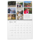 今年を振り返って | 82枚の写真で綴るトラベルカレンダー カレンダー (2月 2027)