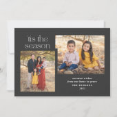 今年モダンの書道の写真 シーズンカード (正面)