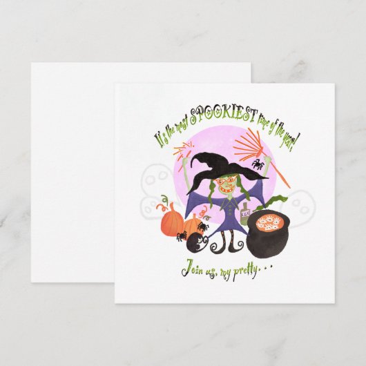 「今年一番の怖い時期だ！」 招待状 (正面/裏面)