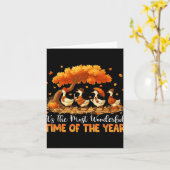 今年一番素敵な季節 秋の到来 カード (黄色い花)