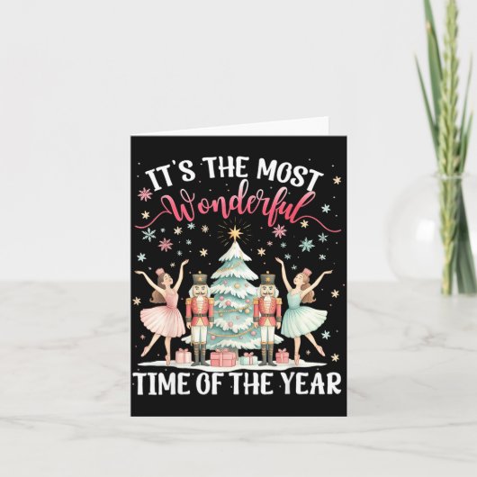 今年最も素晴らしい時期のくるみ割り人形 カード (正面)