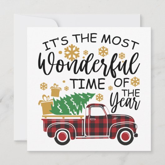 今年最も素晴らしい時期 招待状 (正面)