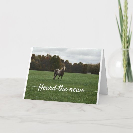 今度いけなのクリスマスには干し草を食うな！ シーズンカード (正面)