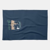 今度のクリスマスはホグワーツに泊まりたい キッチンタオル (横)