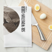 今度はこれない終わりの始め(ウィンストン・チャーチル) キッチンタオル (四つ折り)