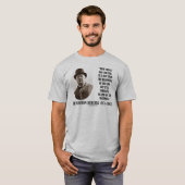 今度はこれはではないです端(ウィンストン・チャーチルの引用文) Tシャツ (正面フル)