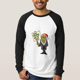 今度はクリスマスのボスを働かせることを戻って下さい Tシャツ