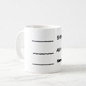 今度はコーヒー・マグを話すことができます コーヒーマグカップ (正面左)