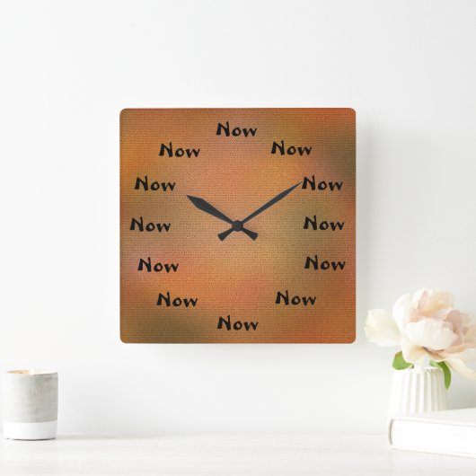 今度はデザインの柱時計をインスパイア スクエア壁時計 (ホーム)