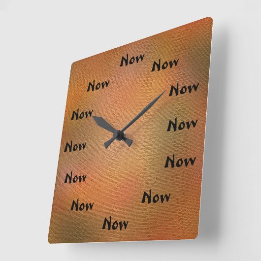 今度はデザインの柱時計をインスパイア スクエア壁時計 (傾斜)