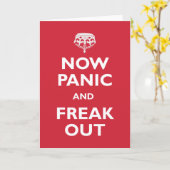 今度はパニックはひどく神経質になり、 カード (黄色い花)