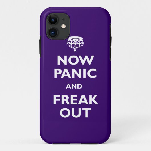 今度はパニックはひどく神経質になり、 Case-Mate iPhoneケース (裏面)