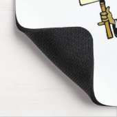 今度は働くことを戻って下さい マウスパッド (コーナー)