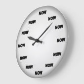 今度は時計(白い) #3 ラージ壁時計 (傾斜)