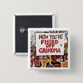 今度は祖母を怒らせました 缶バッジ (正面&裏面)