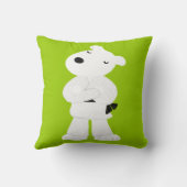 今度は私に黒帯があります! クッション (裏面)