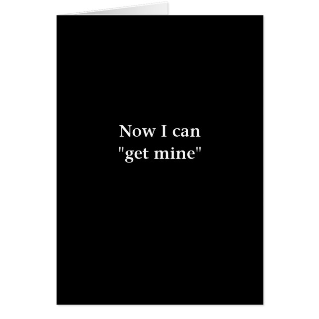 今度は私は私の物を得てもいいです (正面)