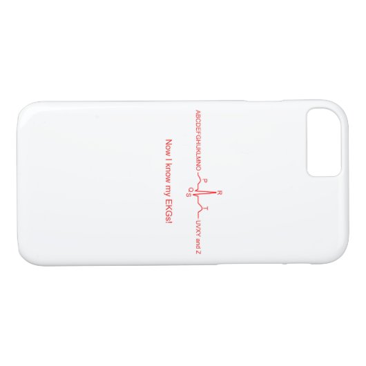 今度は私は私のEKGsのiPhoneの場合を知っています Case-Mate iPhoneケース (裏面(横))