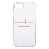 今度は私は私のEKGsのiPhoneの場合を知っています Case-Mate iPhoneケース (裏面)