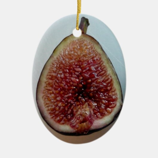 今度は私達にFiggyプディングオーナメントを持って来て下さい セラミックオーナメント (正面)