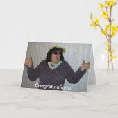 今度は締め、させますあなた自身を有用に行って下さい! カード (黄色い花)