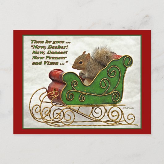 今度はDasher、今ダンサー… ポストカード (正面)