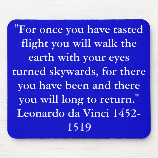 "今度ばかりは飛行を味わったありますことが。 マウスパッド (正面)