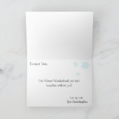 今度恋しく思のクリスマスは シーズンカード (内部)