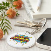 今後のアニメータアニメーションモーショングラフィックス キーホルダー (正面右)