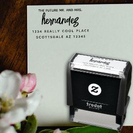 今後のカスタムウェディング差出人住所 セルフインキングスタンプ