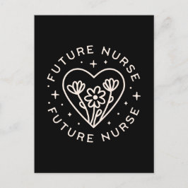 今後のナース確認フローラ引用文卒業 ポストカード