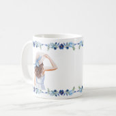 今後のバージョンのMeパーソナライズされた文字/引用文 コーヒーマグカップ (正面左)