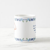 今後のバージョンのMeパーソナライズされた文字/引用文 コーヒーマグカップ (中央)