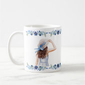 今後のバージョンのMeパーソナライズされた文字/引用文 コーヒーマグカップ (左)