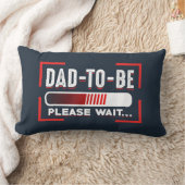 今後のパパ妊娠の発表の記念 ランバークッション (ブランケット)