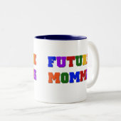 今後のママTシャツとギフト ツートーンマグカップ (正面右)