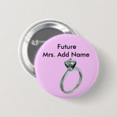 今後のミセス・ボタンの支持 缶バッジ (正面&裏面)