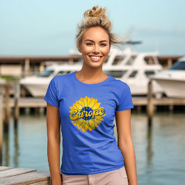 今後のヨーロッパ選挙ひまわり選挙に投票 Tシャツ