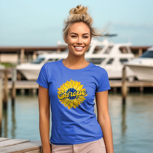 今後のヨーロッパ選挙ひまわり選挙に投票 Tシャツ