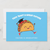 今後の卒業素晴らし発表に向けて 案内状 (正面)