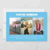 今後の卒業素晴らし発表に向けて 案内状 (裏面)