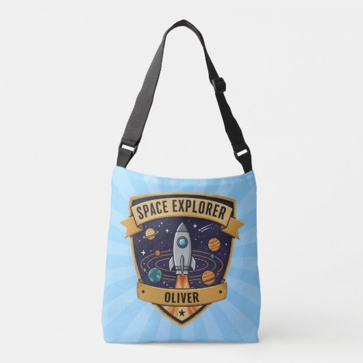 今後の宇宙エクスプローラ クロスボディバッグ (正面)
