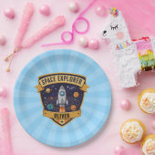 今後の宇宙エクスプローラ ペーパープレート (パーティー)