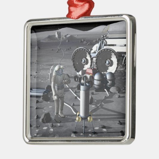 今後の宇宙探査任務2 メタルオーナメント (左)