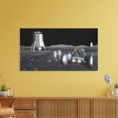 今後の宇宙探査任務3 キャンバスプリント (インサイチュ (リビング))