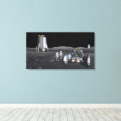 今後の宇宙探査任務3 キャンバスプリント (インサイチュ (ウッドフロア))